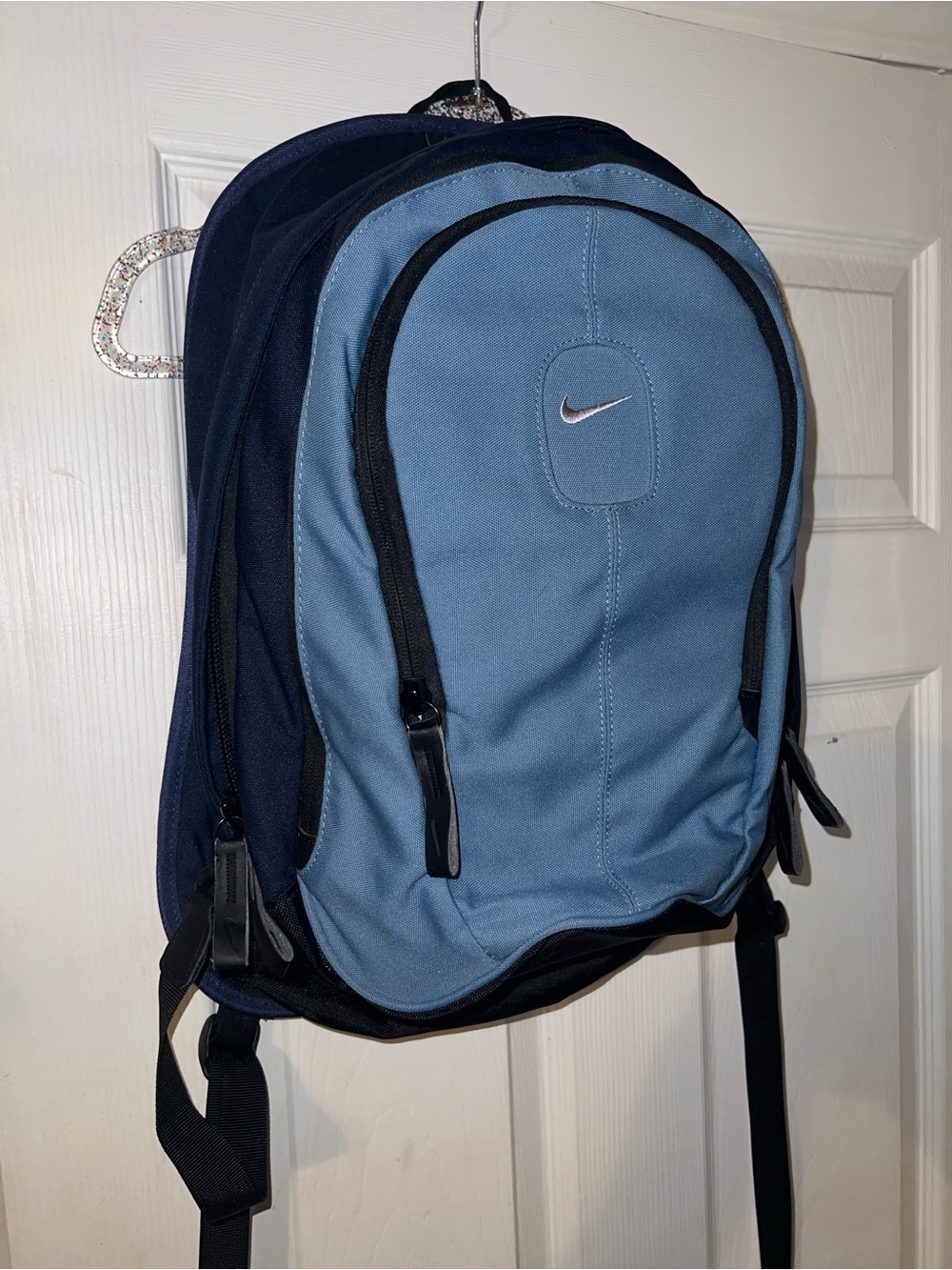 Nike cordura vintage y2k utility backpack in blue